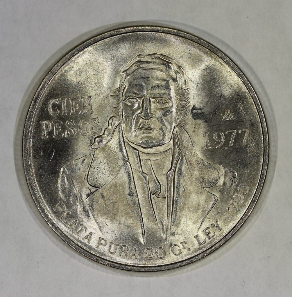 1977-mo-mexico-silver-cien-pesos-100-pesos-jose-morelos-j-robinson