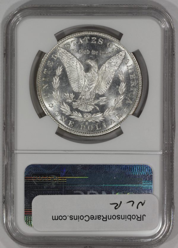 1882-S $1 Morgan Silver Dollar NGC MS64 Flashy Near Gem - Image 4
