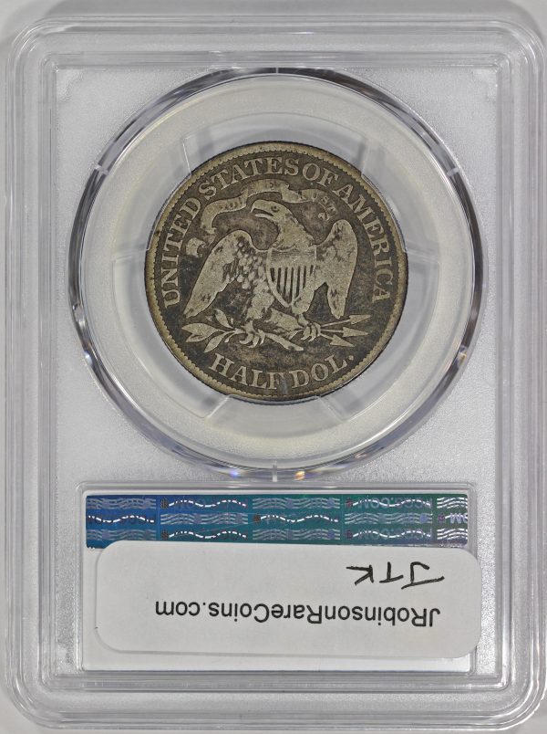 1878 50c Silver Liberty Seated Half Dollar PCGS VG08 - Image 5
