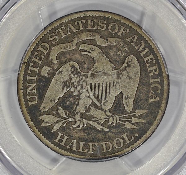 1878 50c Silver Liberty Seated Half Dollar PCGS VG08 - Image 4