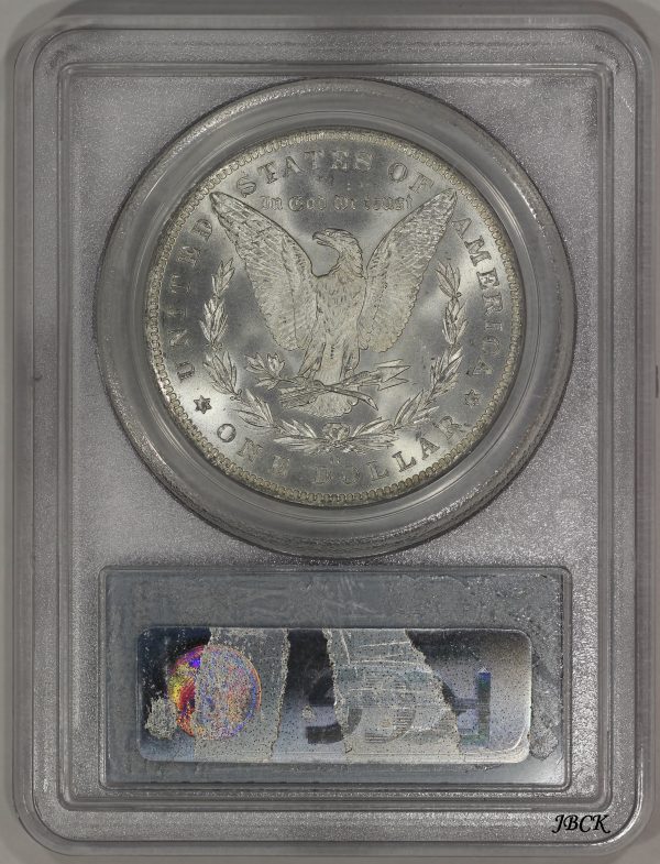 1885-O $1 Morgan Silver Dollar PCGS MS65 Colorful Toning - Image 4