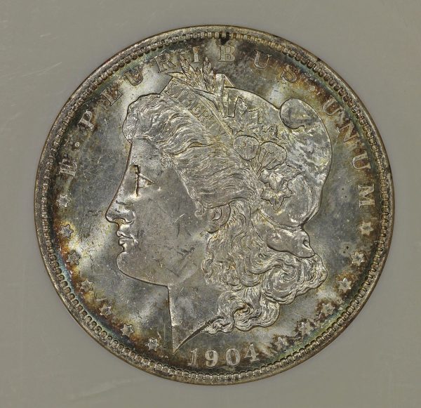 1904-O $1 Morgan Silver Dollar NGC MS64 Light Toning - Image 3
