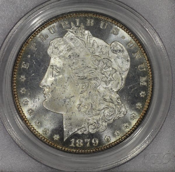 1879-S $1 Morgan Silver Dollar PCGS MS65 OGH Old Green Holder - Image 3