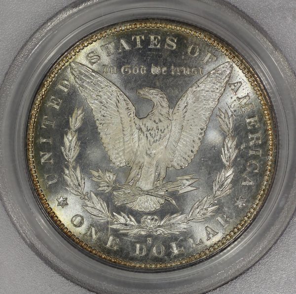 1879-S $1 Morgan Silver Dollar PCGS MS65 OGH Old Green Holder - Image 5