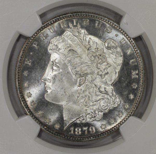 1879-S $1 Morgan Silver Dollar NGC MS65 Flashy Coin - Image 4