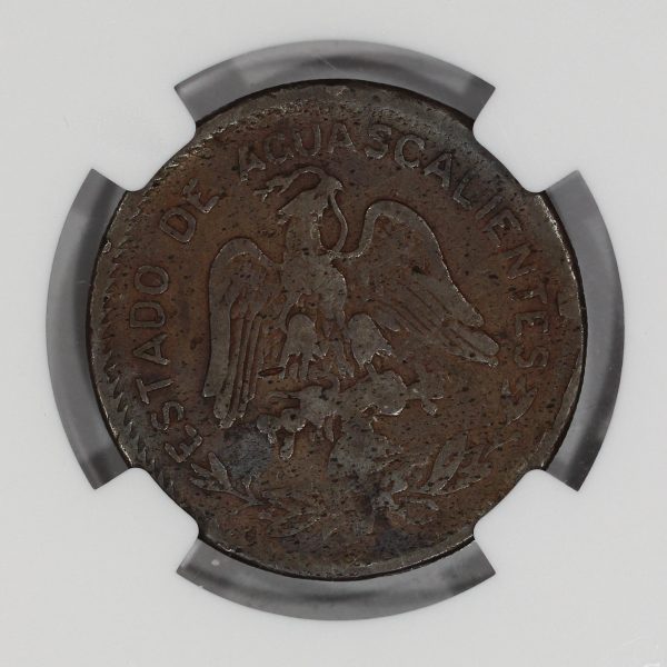 1915 Mexico 20 Centavos Aguascalientes NGC XF40 Revolutionary Coin Flat 2 Pancho Villa - Image 5