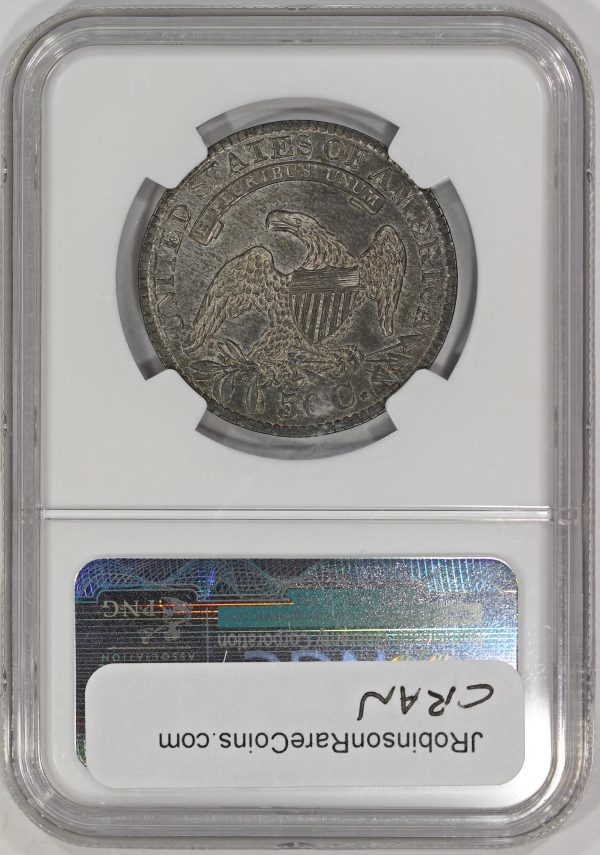 1829 50c Silver Capped Bust Half Dollar NGC AU55 Toned - Image 6