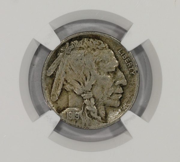 1919 5c Buffalo Nickel NGC VF30 2 Feathers Variety - Image 3