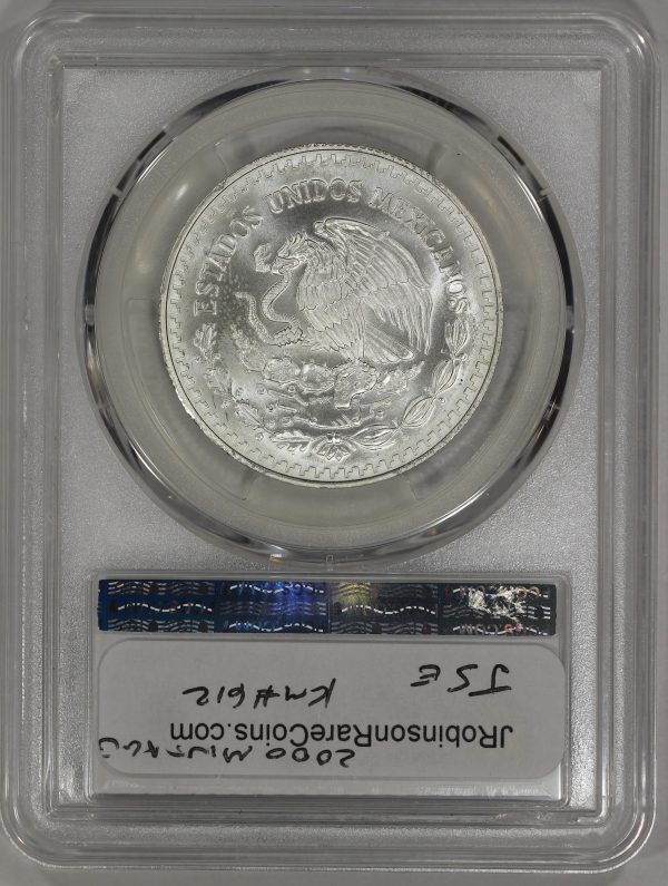 1999 Mo Mexico Silver 1/2 oz Libertad PCGS MS65 Only 2000 Minted - Image 4