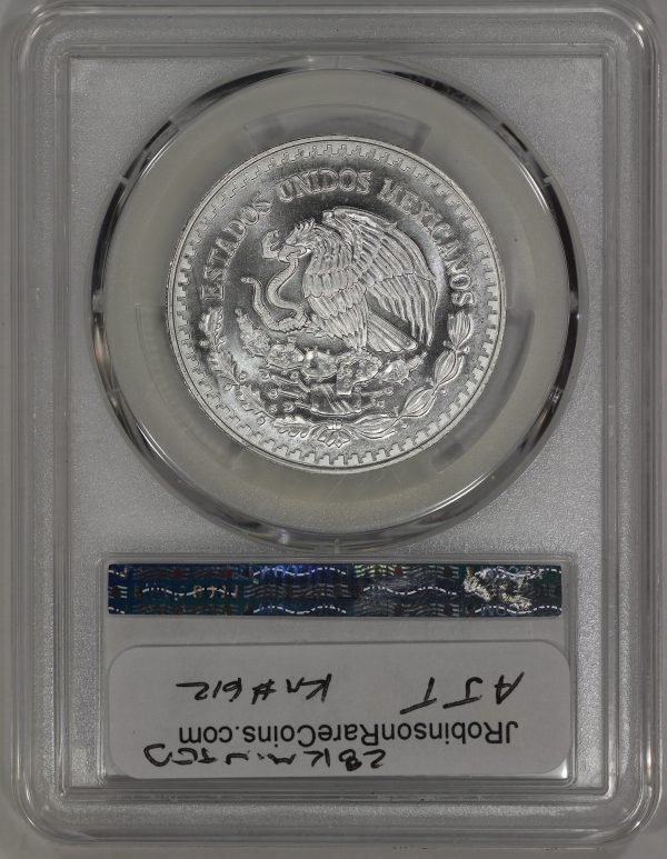 2003 Mo Mexico Silver 1/2 Onza Libertad PCGS MS66 .999 Low Mintage - Image 4