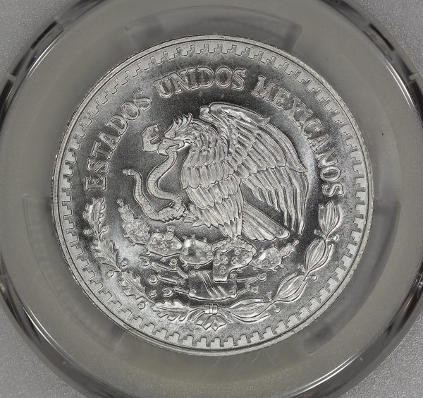 2003 Mo Mexico Silver 1/2 Onza Libertad PCGS MS66 .999 Low Mintage - Image 5