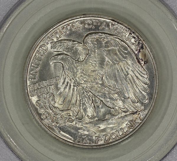 1946 50c Silver Walking Liberty Half Dollar PCGS MS65 Gem Old Holder - Image 5