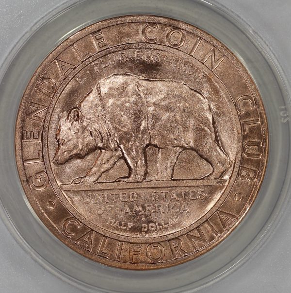 2014 Glendale Coin Club Copper Medal by Daniel Carr ANACS MS69 Red - Image 5