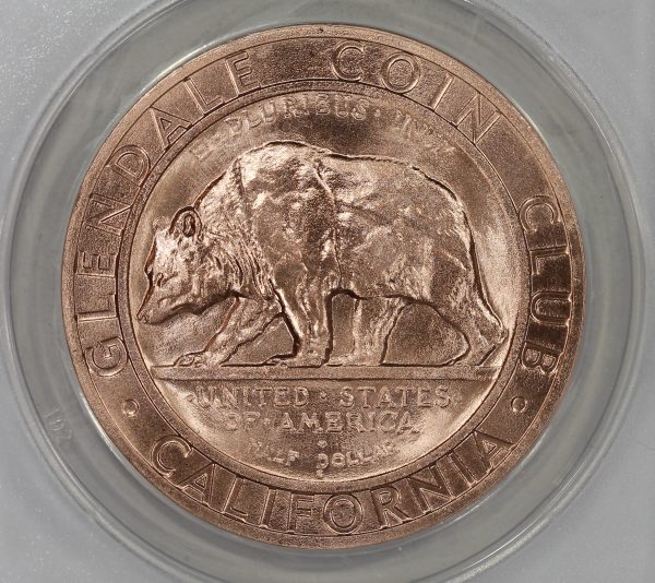 2015 Glendale Coin Club Copper Medal by Daniel Carr ANACS MS70 Red - Image 5