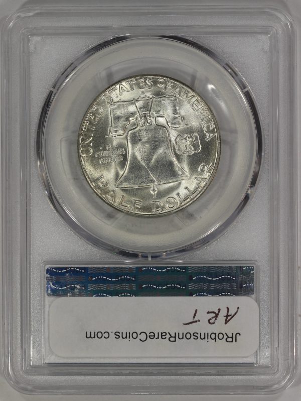 1953-S 50c Silver Franklin Half Dollar PCGS MS65 - Image 4