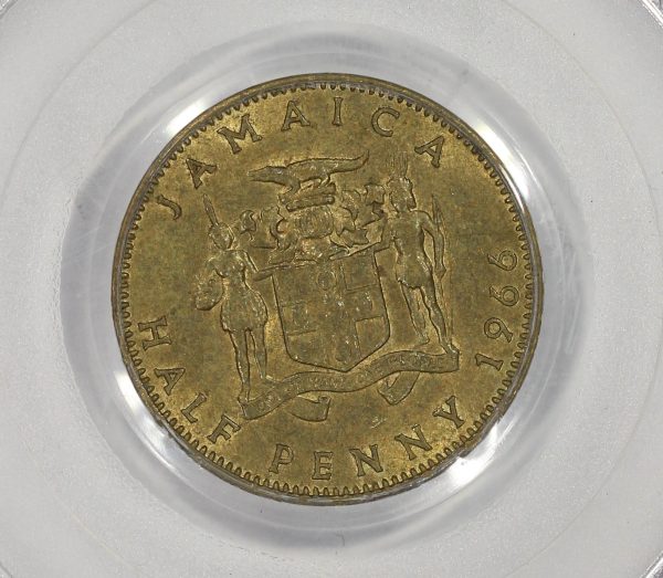 1966 Jamaica Half Penny PCGS 9-11-2001 World Trade Center Ground Zero Recovery WTC AU/UNC - Image 5