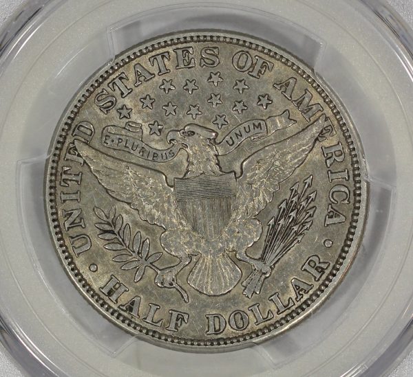 1912 50c Silver Barber Half Dollar PCGS XF45 - Image 5