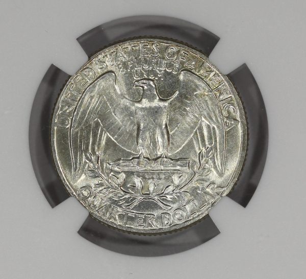 1964 25c Silver Washington Quarter NGC MS66 Colorful Toning - Image 6