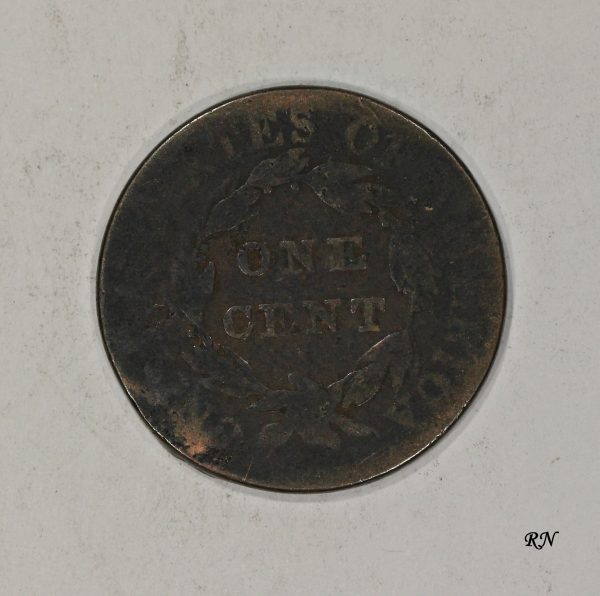 1820 1c Small Date Coronet Head Large Cent - Image 2