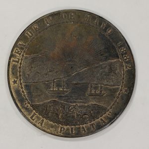 1882 Argentina Medal Founding of La Plata