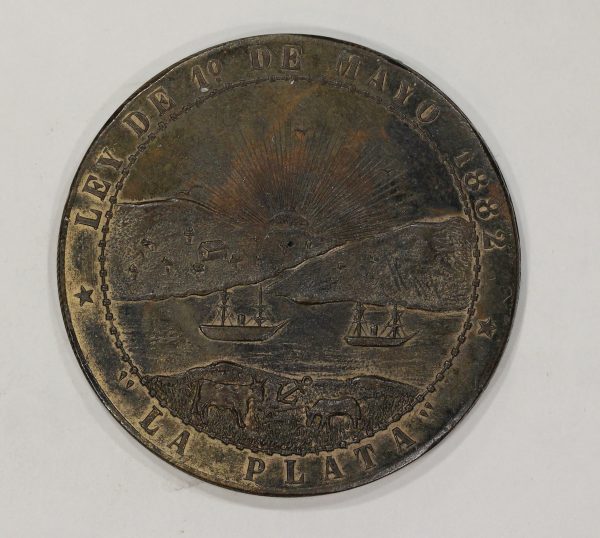 1882 Argentina Medal Founding of La Plata