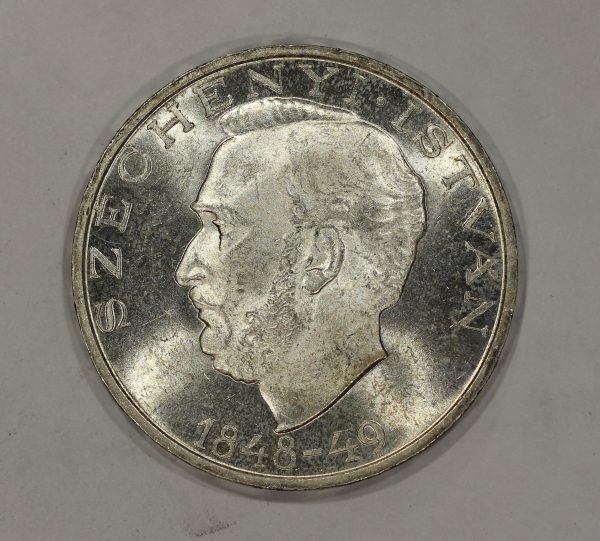 1948 Hungary Silver 10 Forint Revolution Centenary Commemorative Coin