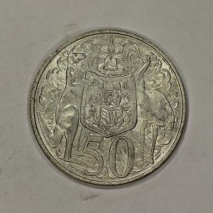 1966 Australia Silver 50 Cents Coin KM#67