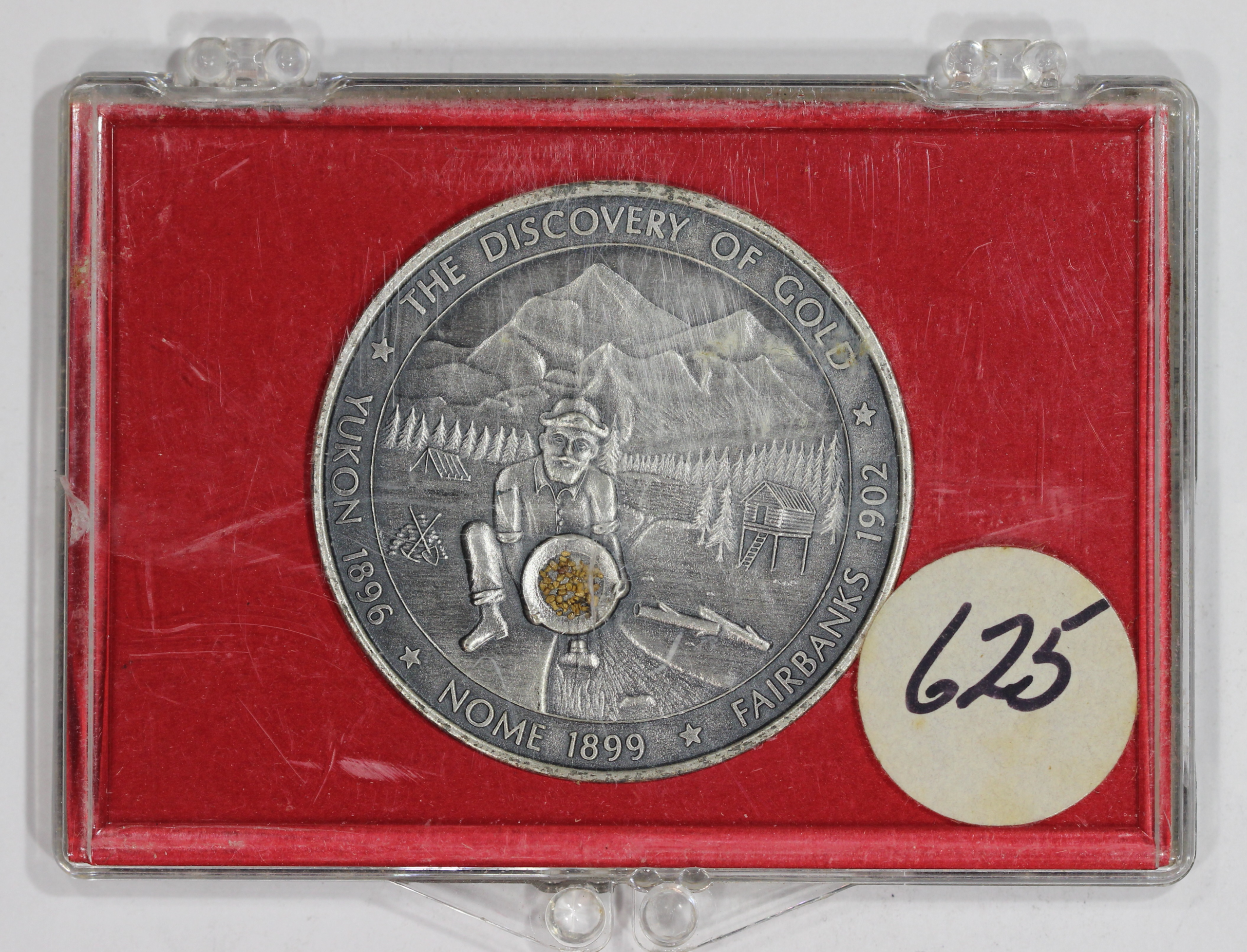 1972 1oz .999 Silver Alaska Discovery of Gold Vintage Round #625 - Image 7