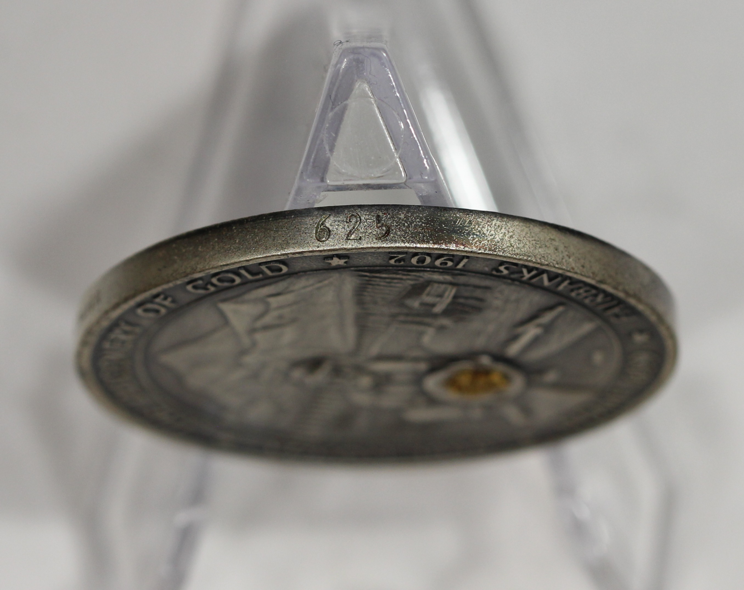 1972 1oz .999 Silver Alaska Discovery of Gold Vintage Round #625 - Image 5