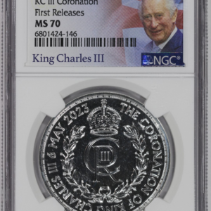 2023 Great Britain Silver King Charles III Coronation NGC MS70 First Releases .999