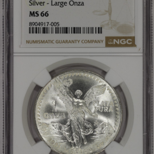 1991 Mo Mexico 1 Libertad NGC MS66 Large Onza Type 1